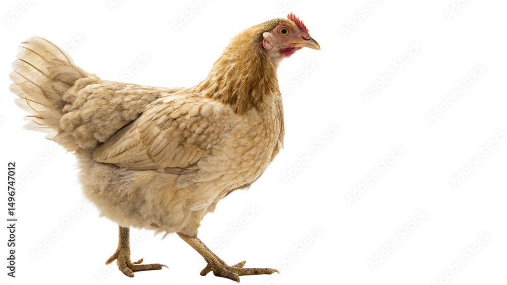 Fototapeta premium chicken isolated on white