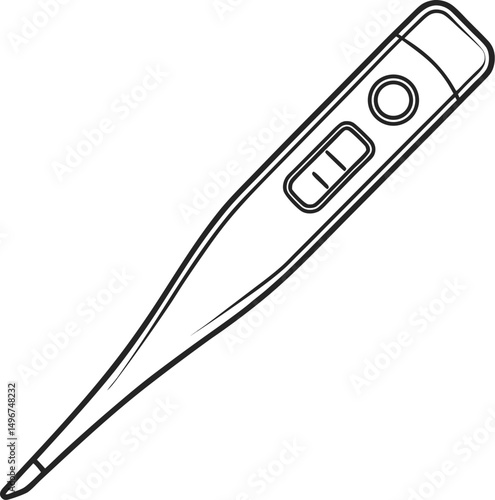 vector thermometer icon