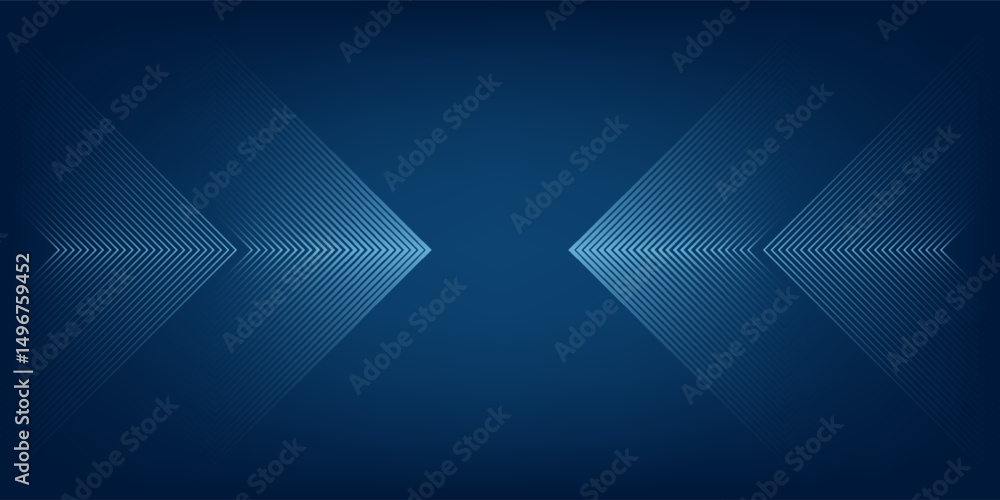 Dark Blue Abstract Background with Glowing Arrow Lines for Technology, Featuring a Futuristic Concept with Modern Shiny Blue Geometric Lines Design, Ideal for Banners, Covers, Posters, and Web Headers Dark Blue Abstract Background with Glowing Arrow Lines for Technology, Featuring a Futuristic Concept with Modern Shiny Blue Geometric Lines Design, Ideal for Banners, Covers, Posters, and Web Headers