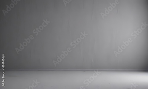 Wallpaper Mural Elegant gray backdrop, soft shadows highlight product,  shadow play,  marketing Torontodigital.ca