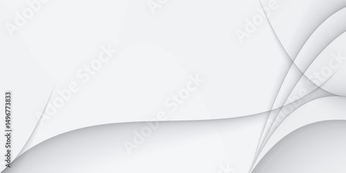 modern abstract white background with gradient color and artistic dynamic line decoration. eps 10 vector