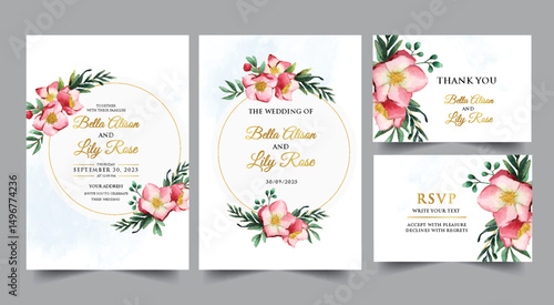 Wallpaper Mural  Luxury wedding invitation card design Torontodigital.ca