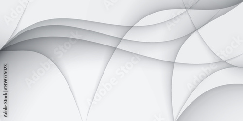 modern abstract white background with gradient color and artistic dynamic line decoration. eps 10 vector