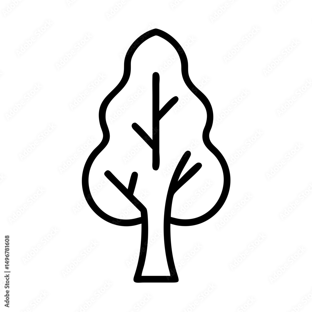 Obraz premium Tree icon