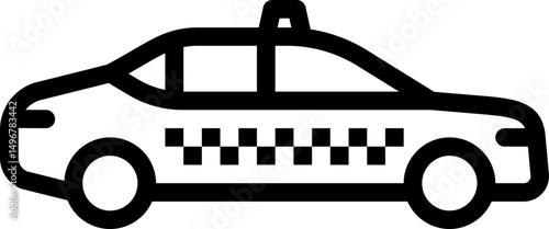 taxi icon, car, automobile 