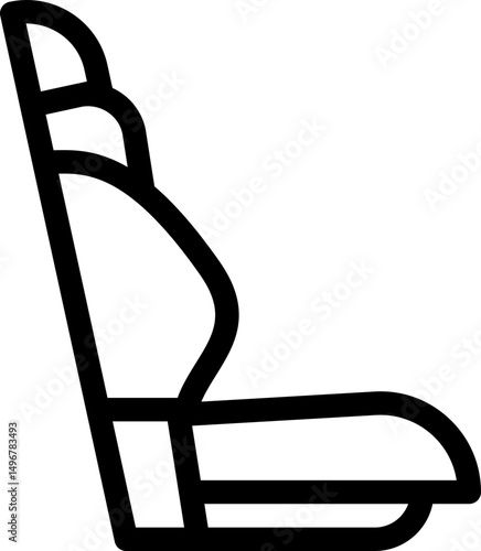 seats icon, car, automobile 