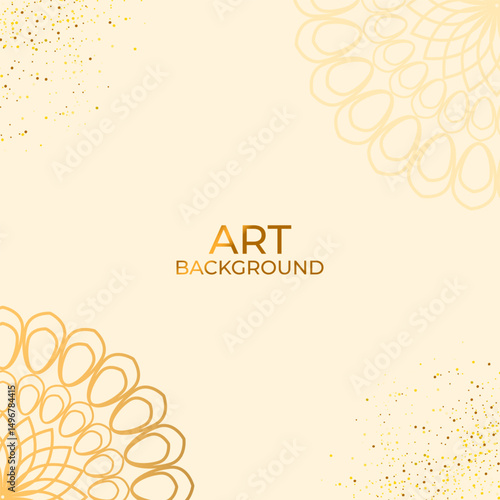 Vector illustration of abstract mandala background