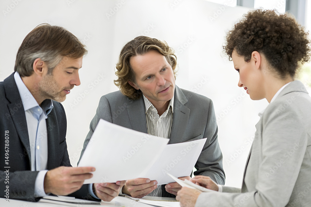 Fototapeta premium business people meeting
