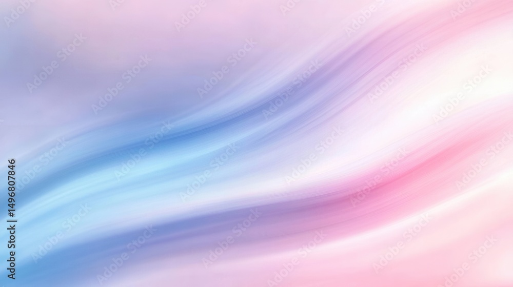 Obraz premium Blurred delicate background in pinkish-blue light matte tones and various shades of very light pink, smooth transitions from one shade and color to another