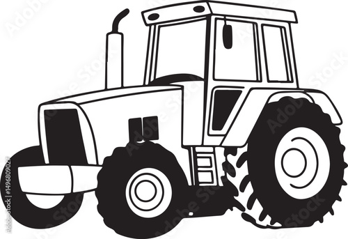 tractor vector illustration