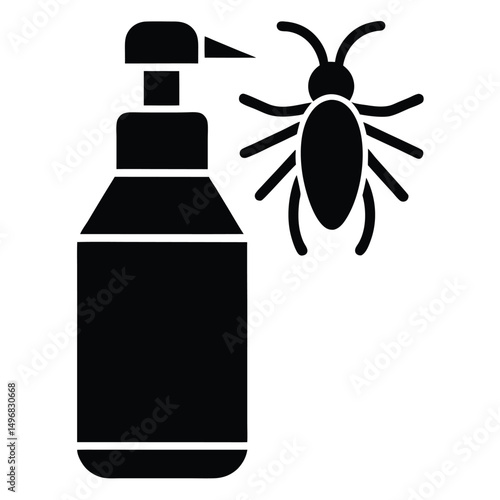 Insect Repellent Spray Bottle Icon