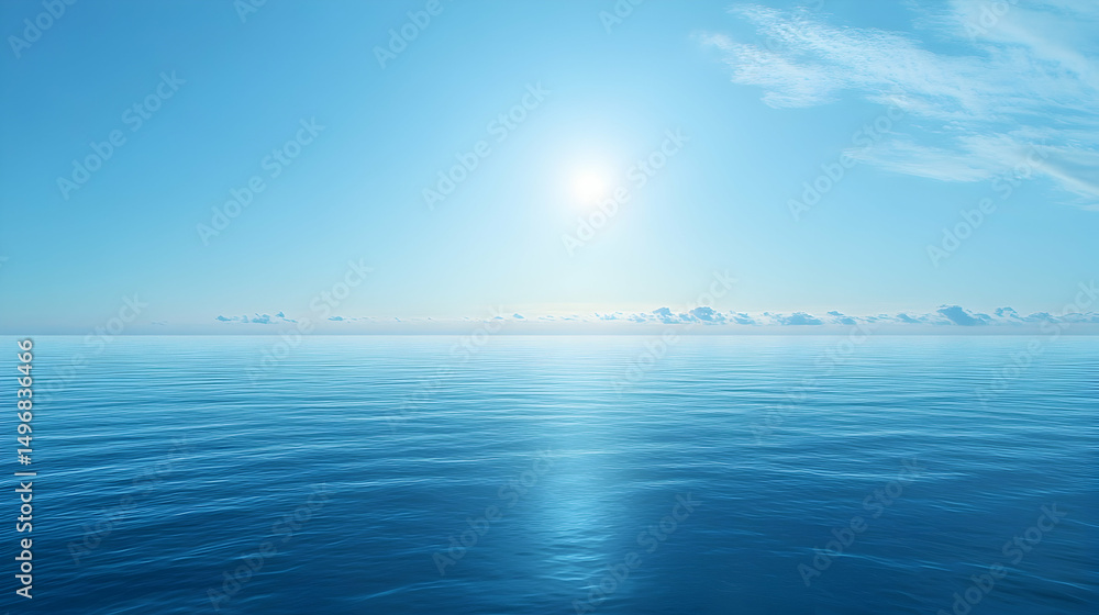 Fototapeta premium A bright blue sky stretching over FA1CB