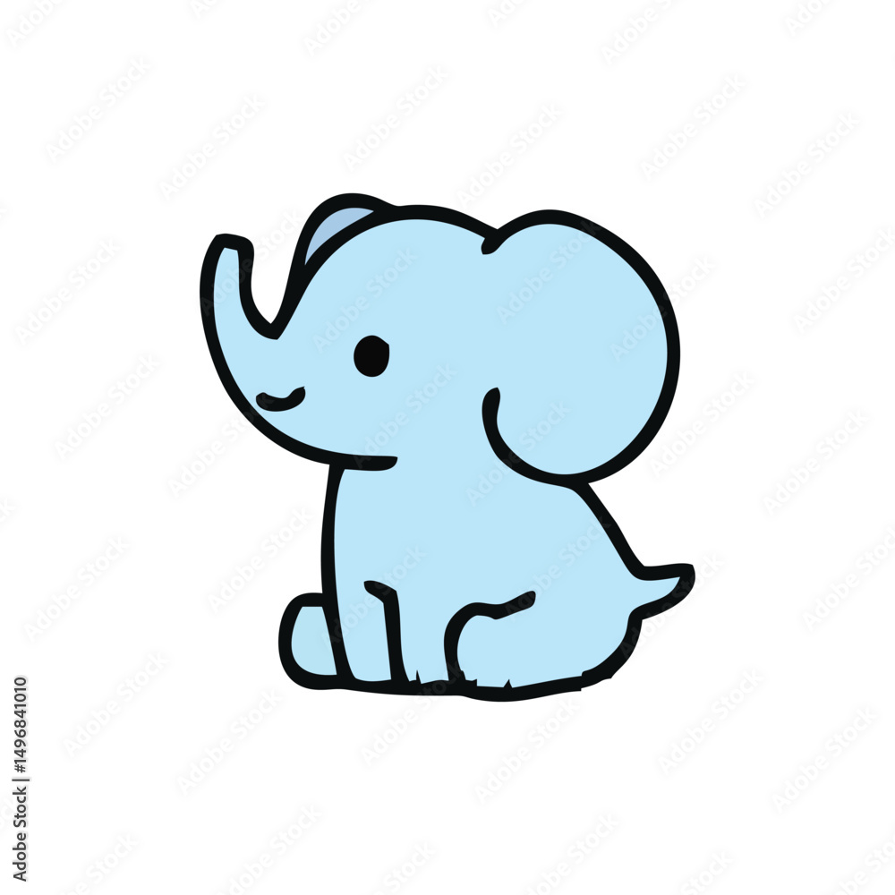 elephant cartoon illustration elephant cartoon illustration