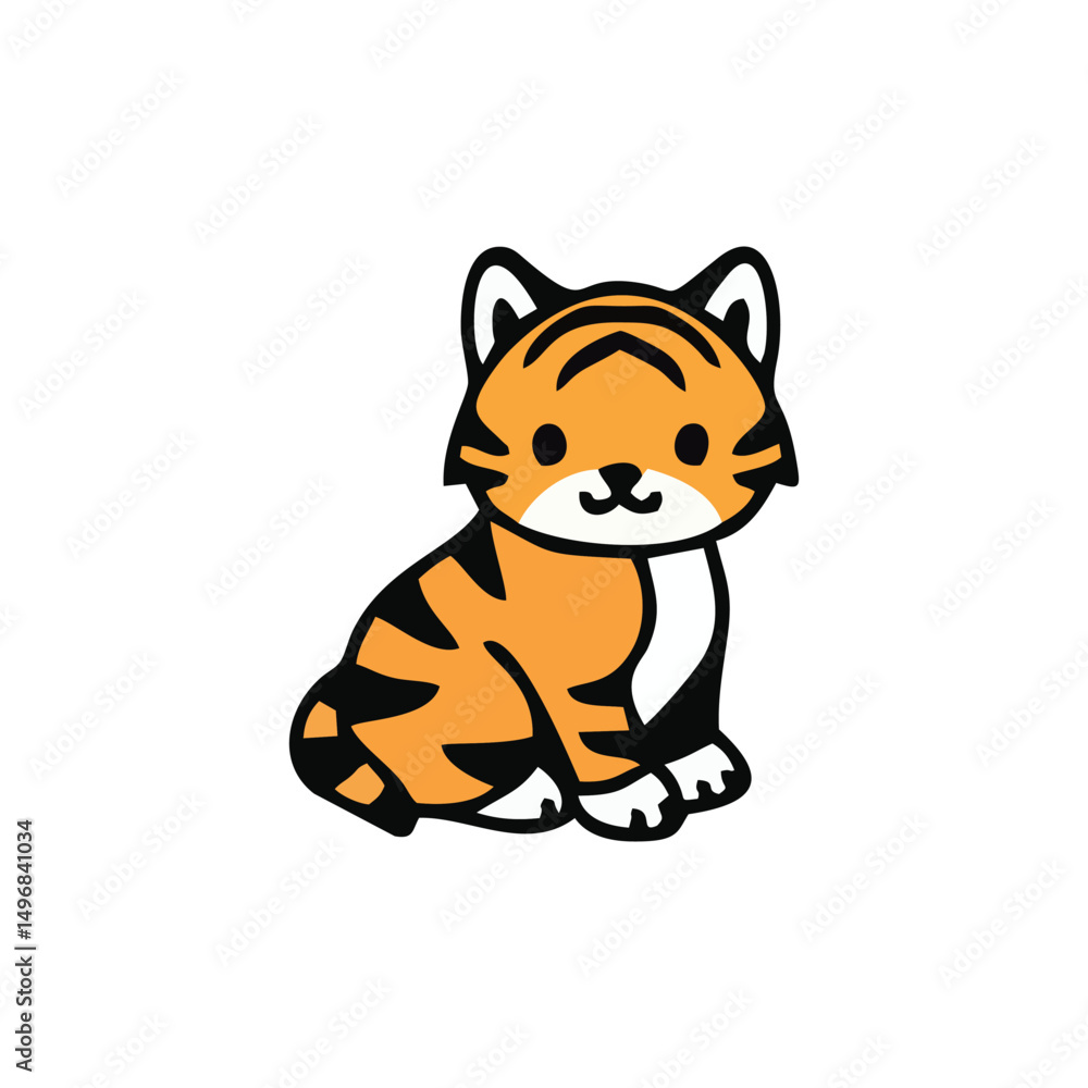 tiger cartoon illustration tiger cartoon illustration