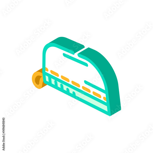 scrub cap surgeon isometric icon vector illustration