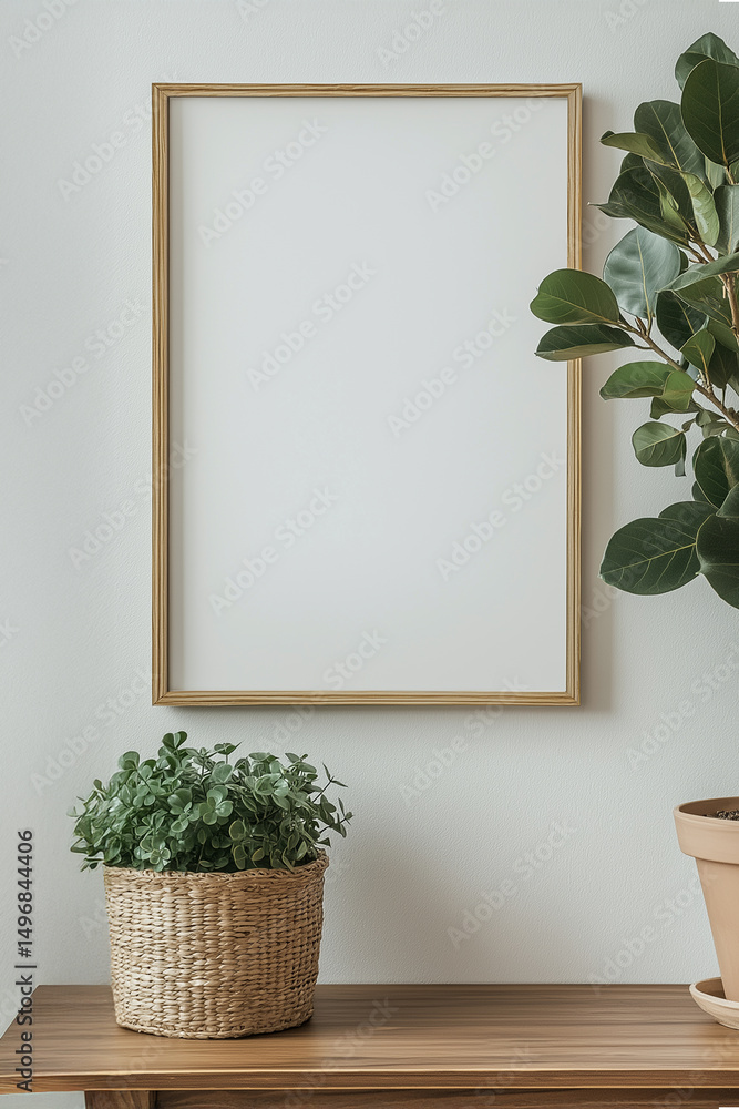 Minimalist Square Frame Mockup Minimalist Square Frame Mockup