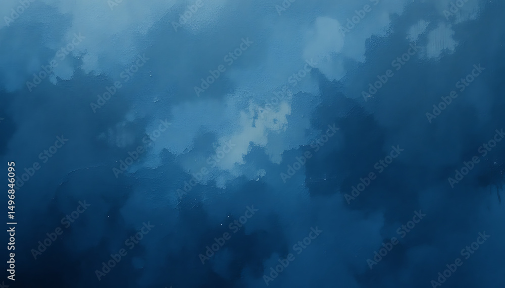 Obraz premium Abstract blue depths mysterious surface texture