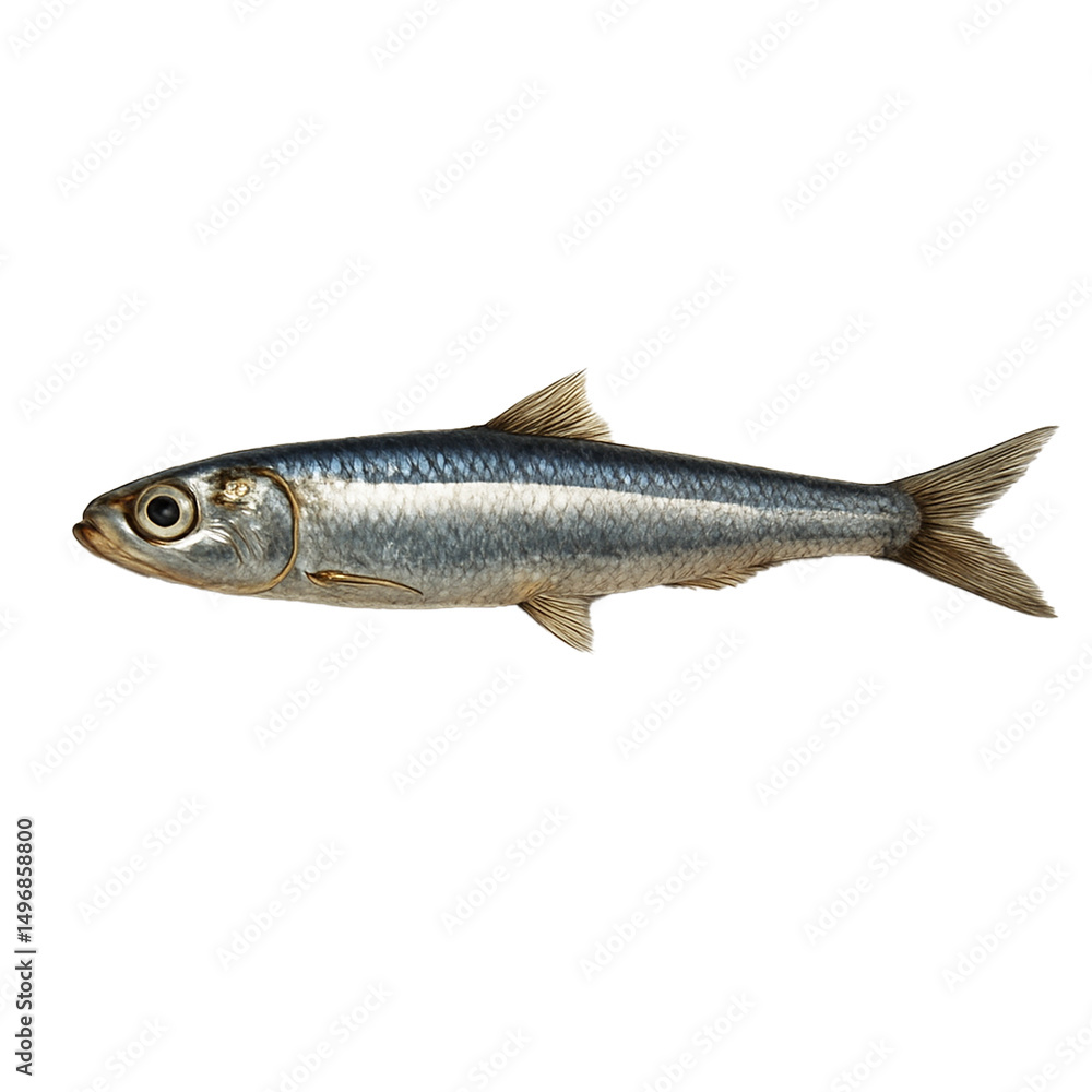 Fototapeta premium fresh fish on white background