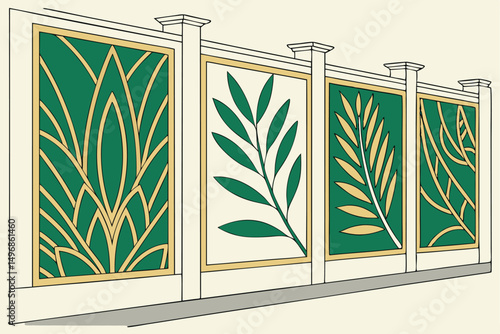 Neighborhood green wall installation