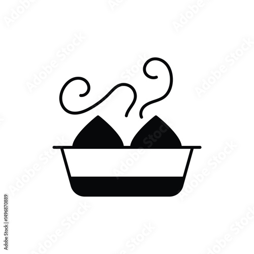 Somosa Icon vector stock illustration