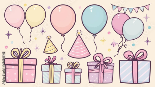 balloon decoration for birthday celebration