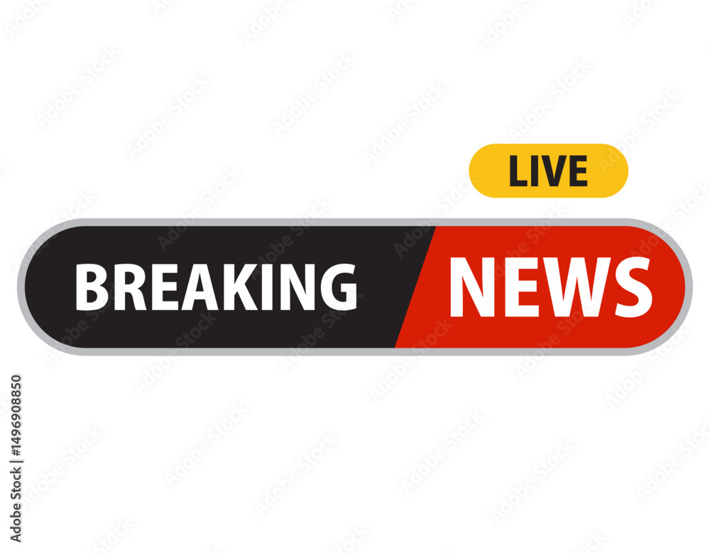 news icon breaking news template vector design news icon breaking news template vector design