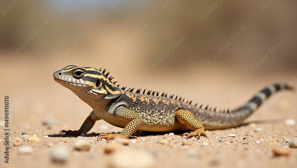 Obraz premium lizard on the rock