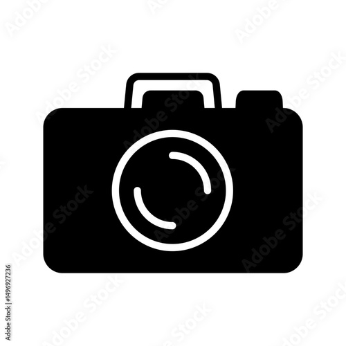 Camera icon vector. photo camera sign and symbol. photography icon.