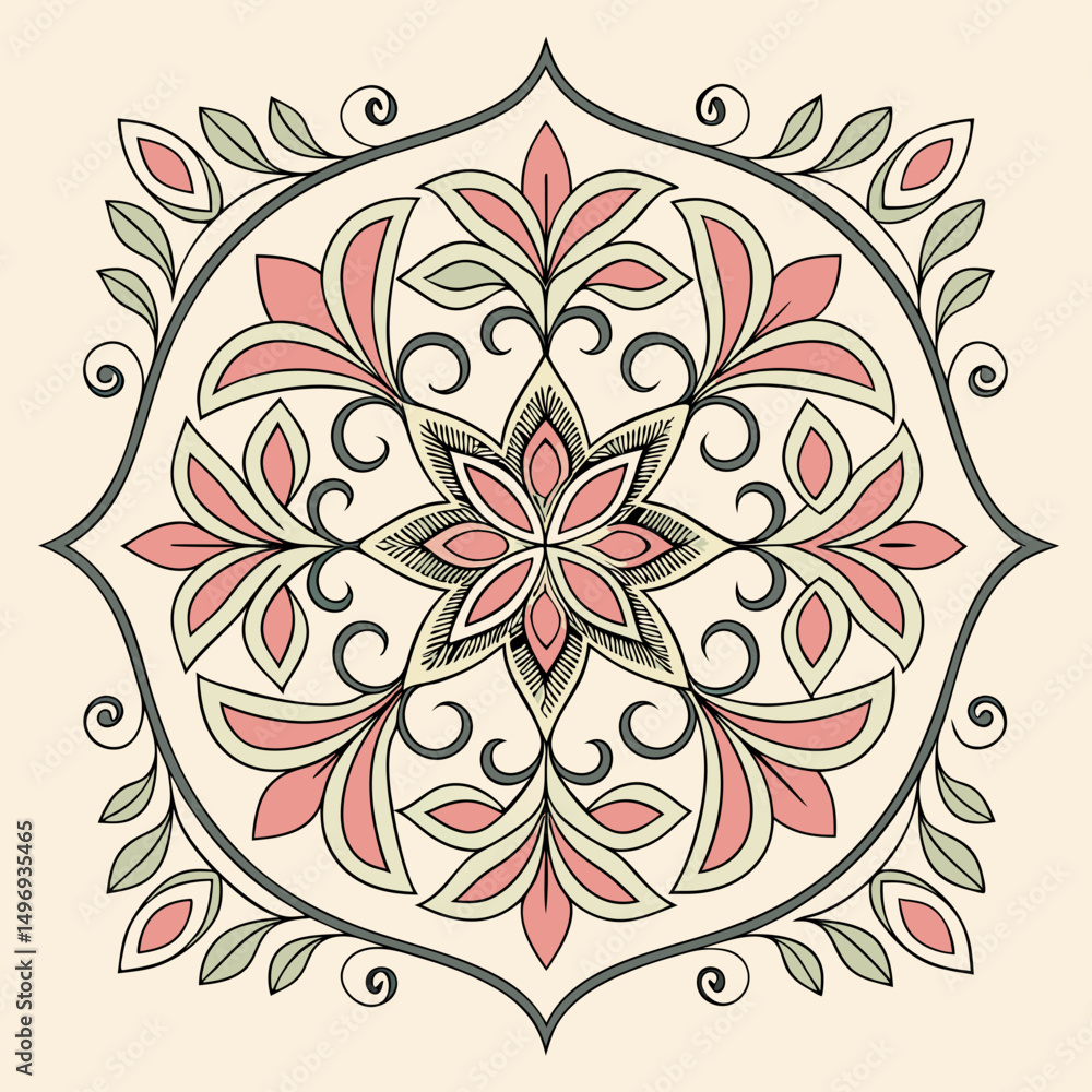 Fototapeta premium abstract floral background