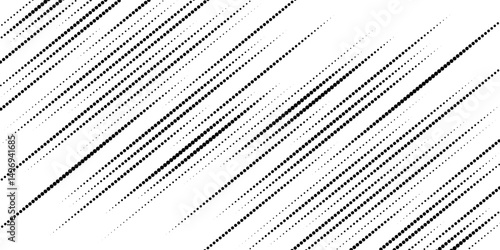 Set of halftone dots gradient pattern texture isolated on white background. Straight dotted spots using halftone circle dot raster texture. Vector blot half tone collection.