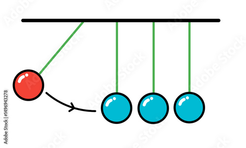 Vector pulley system with two different hanging masses