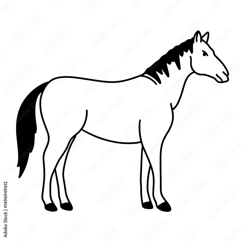 horse vector illustration horse vector illustration