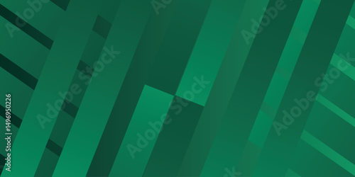 shining banner background and layer elements vector for presentation. abstract geometric. green gradient. Memphis. graceful. modern style.