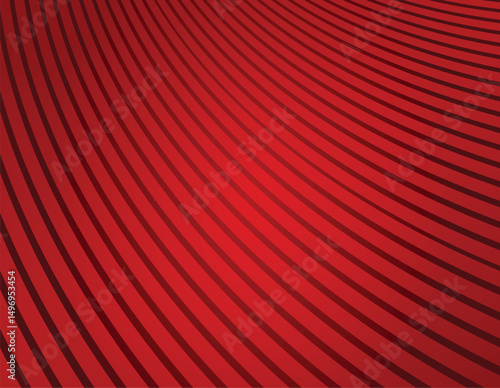 Abstract red  background with geometric shapes. Vector illustration in flat style. Design element for poster, card, banner, flyer.