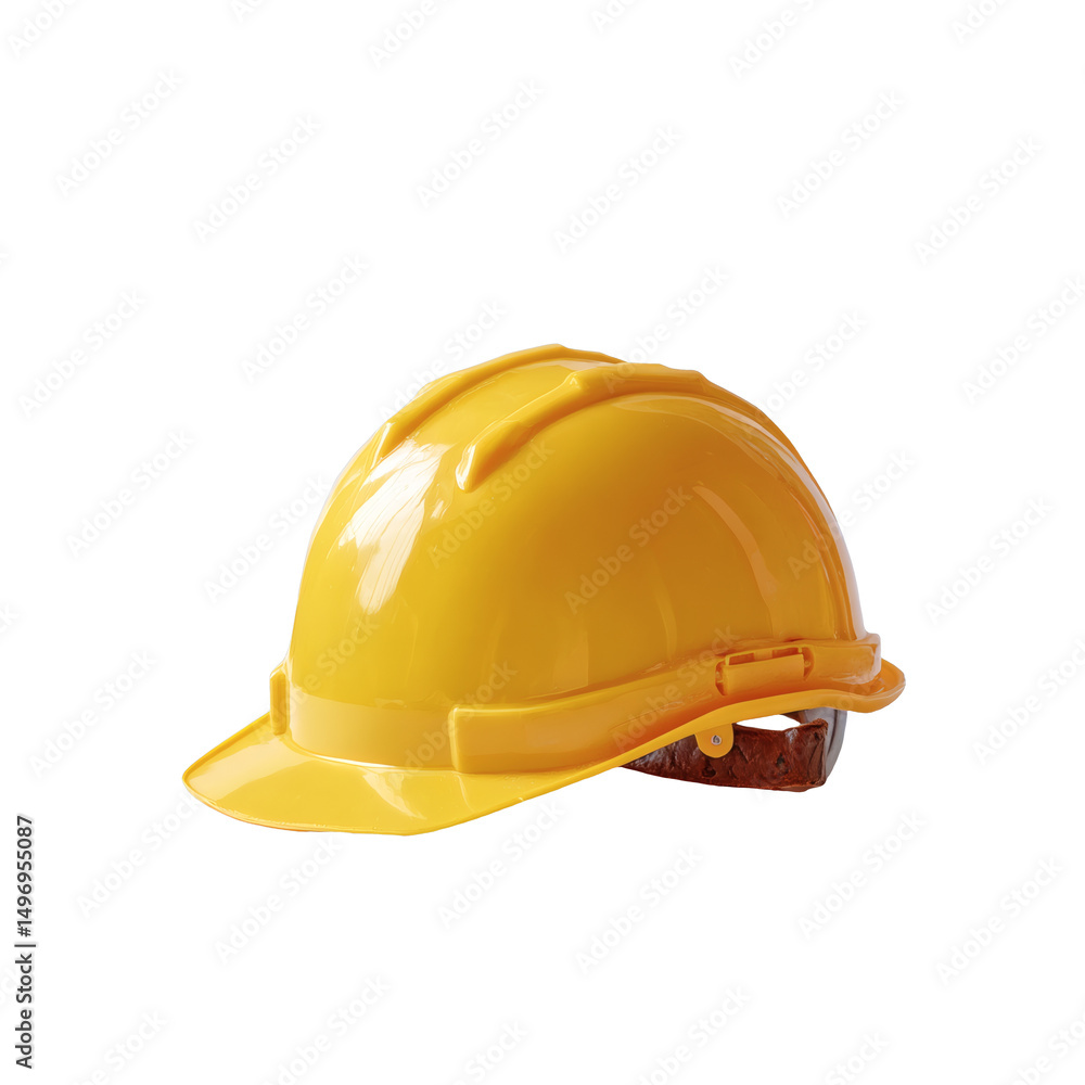 Fototapeta premium [Transparent Background PNG]Safety Yellow Construction Hard Hat