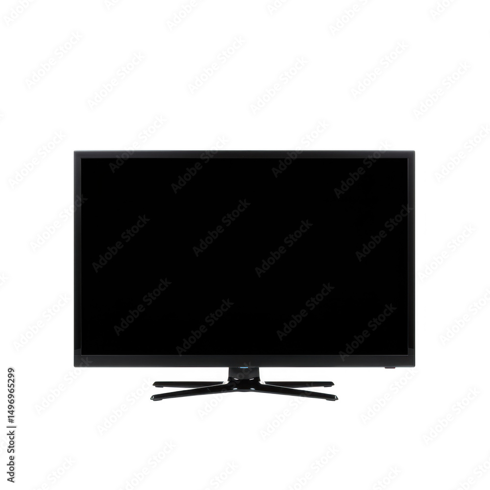 Modern flat screen television isolated on transparent background Modern flat screen television isolated on transparent background