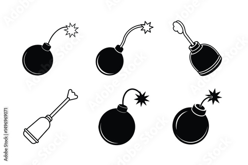 cartoon style dynamite vector illustration clean explosive fuse