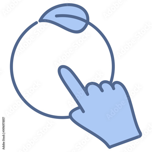 Environmental Conservation Blue Icon