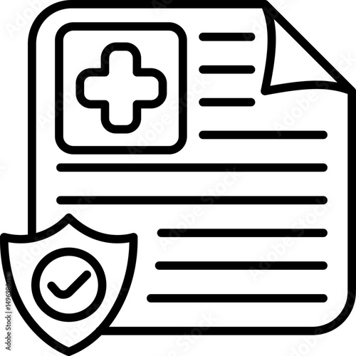 Health Insurance Report Icon