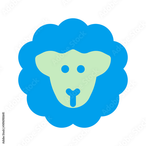sheep duo tone icon