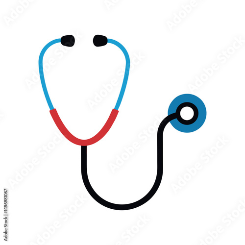 stethoscope isolated on white background