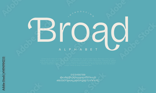 Minimal sans serif font with soft curves and clean lines, perfect for modern branding and web use