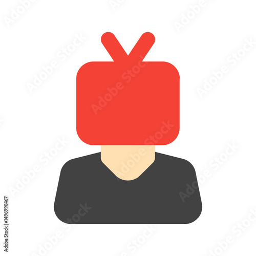 journalist flat icon