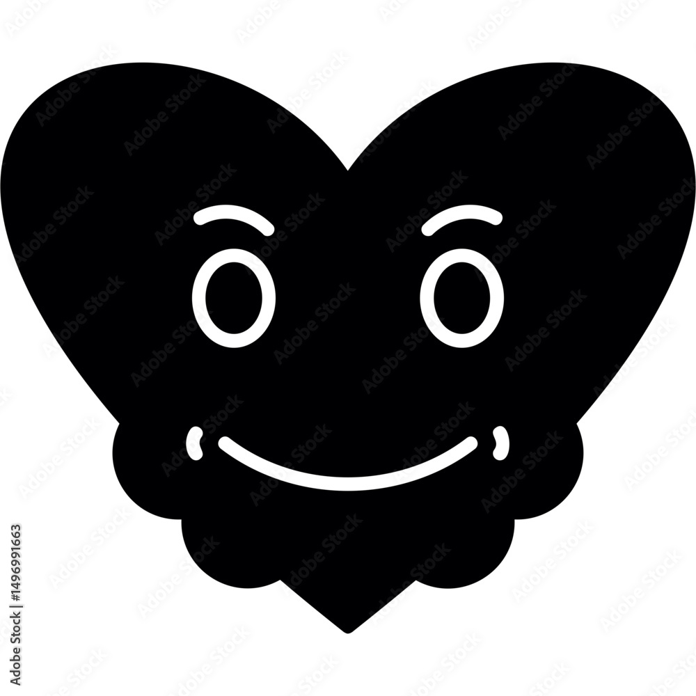 Obraz premium Happy icon