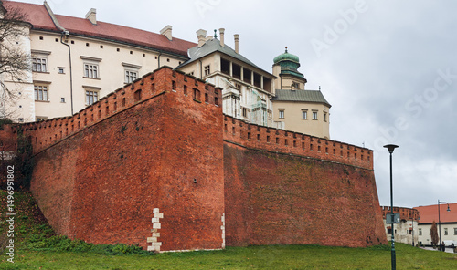 Wallpaper Mural Wawel Castle complex in Krakow, Winter Day Torontodigital.ca