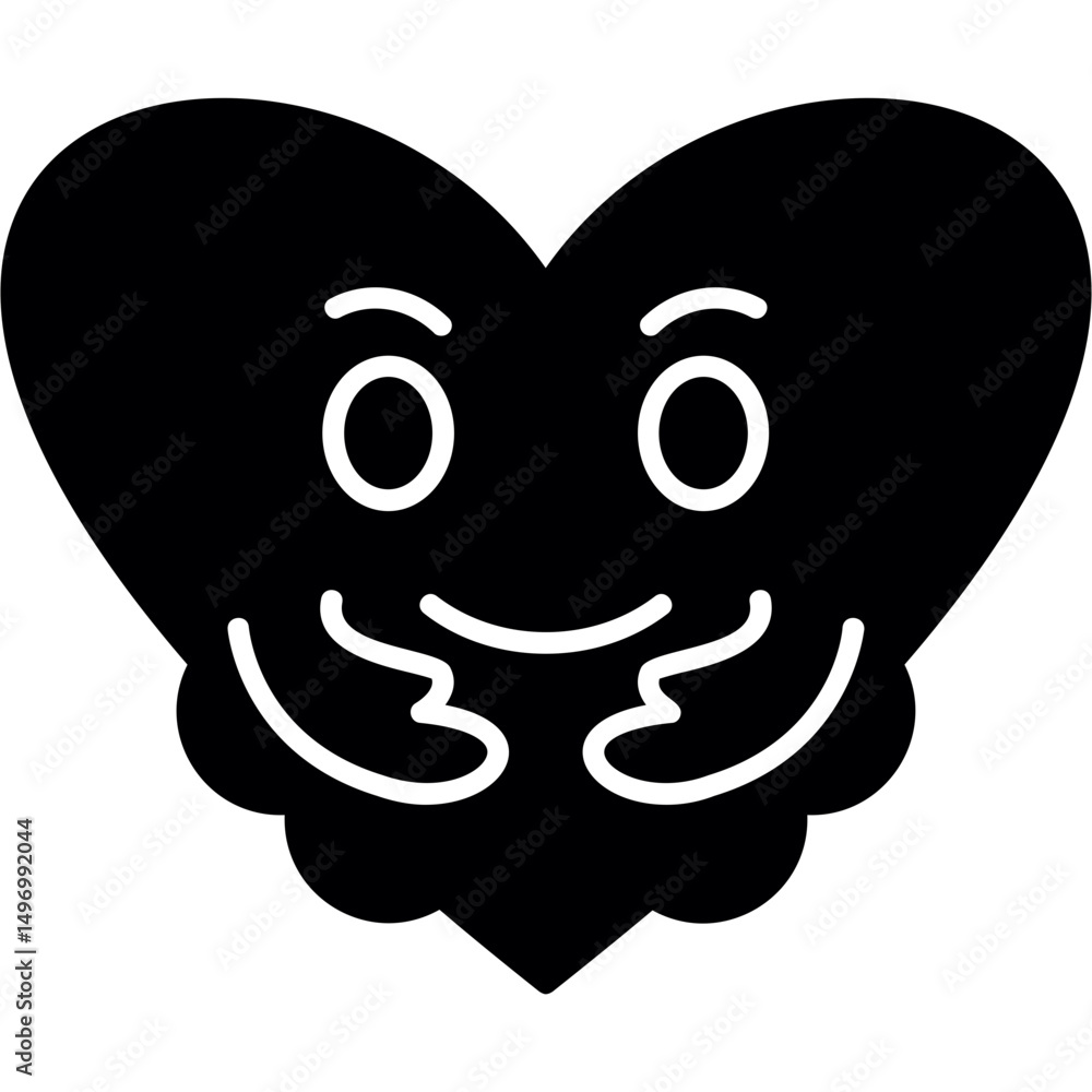 Obraz premium Hugging icon