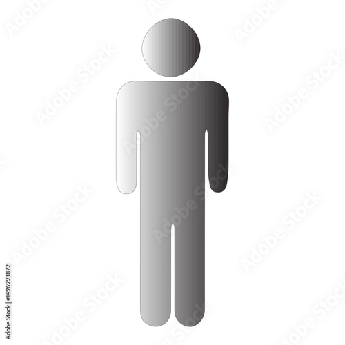 toilet man icon
