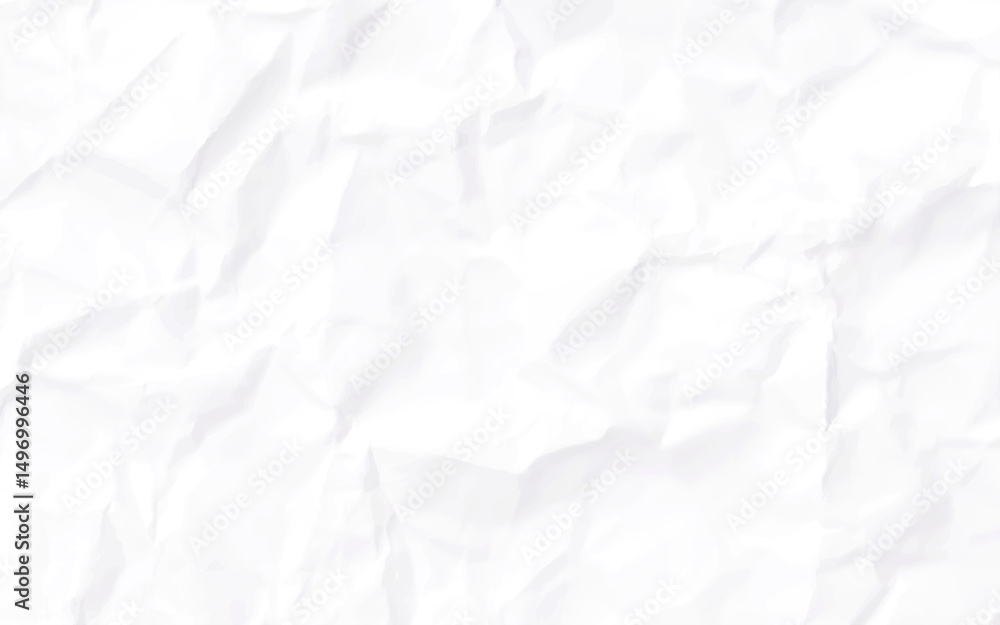 Fototapeta premium Paper texture background, Crumpled paper. Paper texture Crumpled White. Top view.