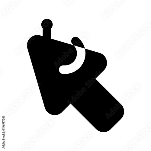 clickbait glyph icon