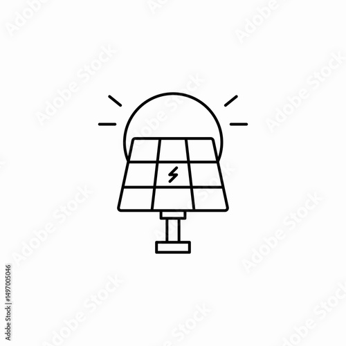 airport light icon sign vector